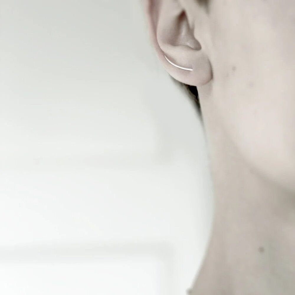 MIRTA Climber Earrings Sterling Silver